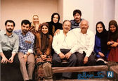 عکس قدیمی بازیگران با محمد علی کشاورز 