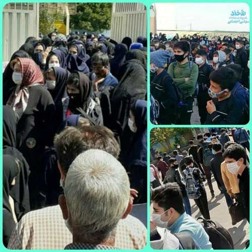 مدارس اردبیل در یک روز کرونایی را ببینید! +عکس